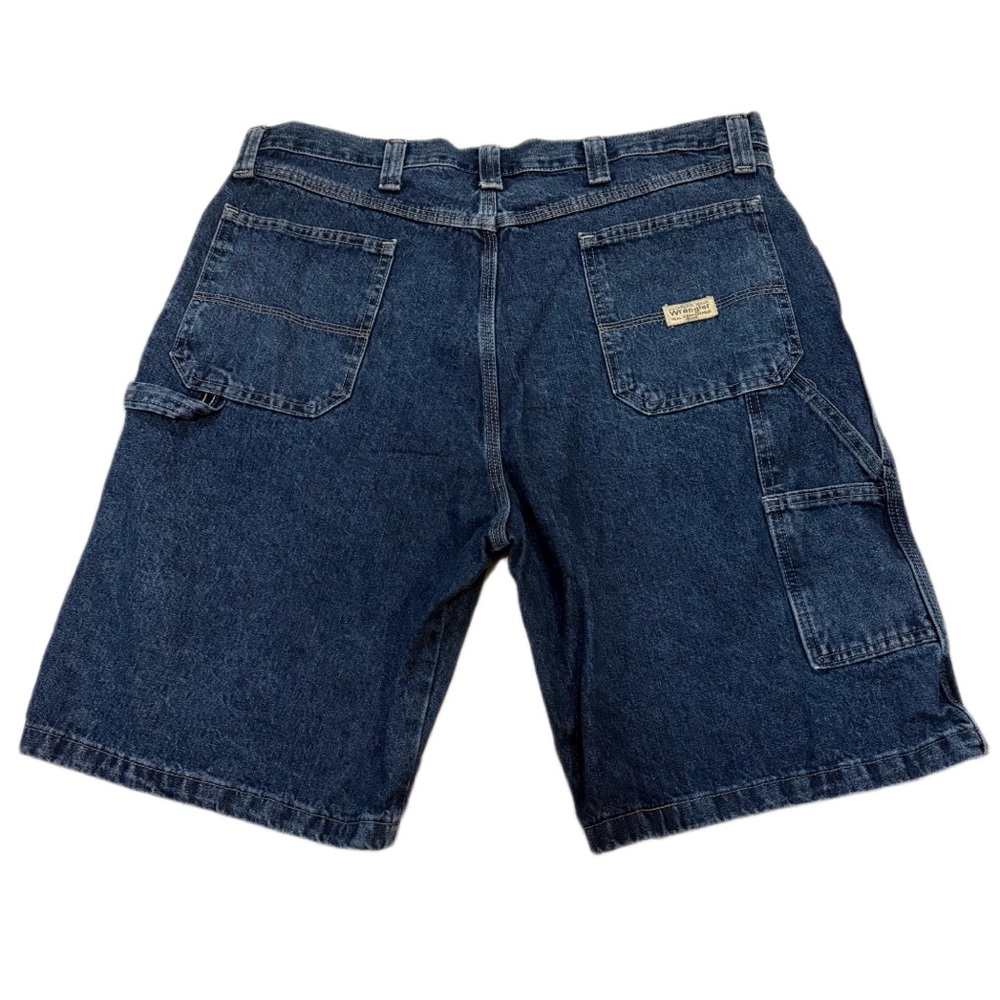 Wrangler Men's Denim Shorts Size 38 Relaxed Fit Utility Pockets